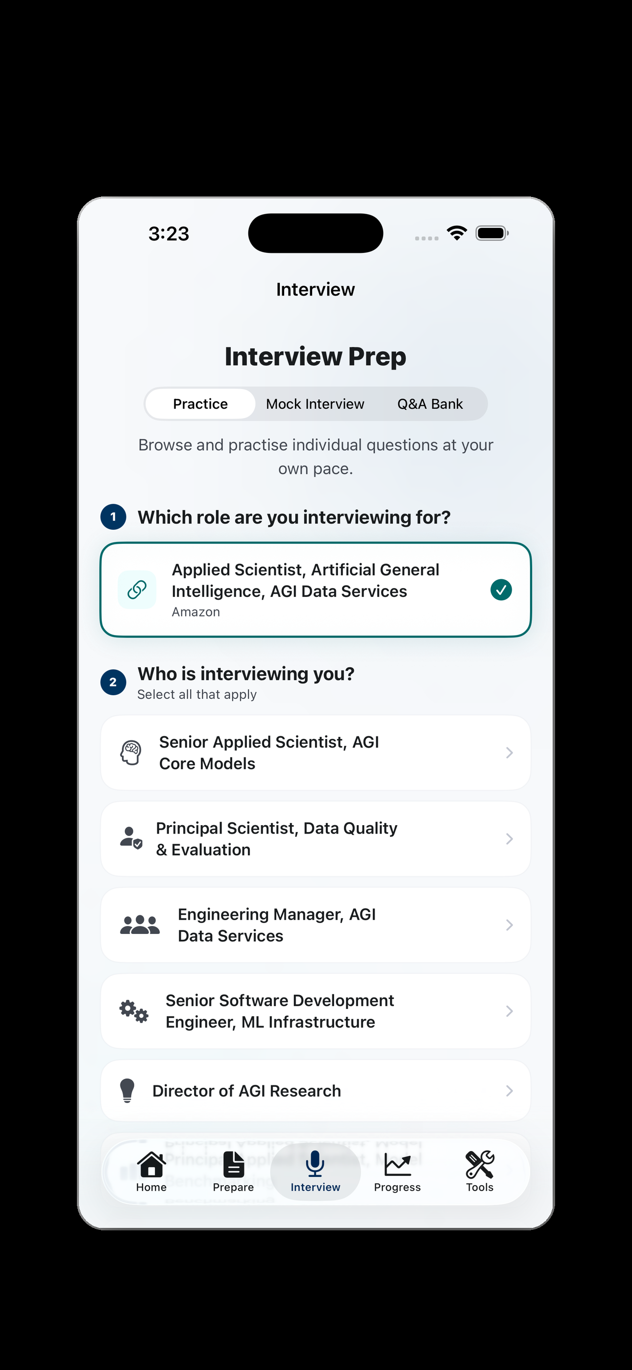 AI personas tailored to your role